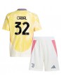 Juventus Juan Cabal #32 Bortedraktsett Barn 2024-25 Korte ermer (+ bukser)